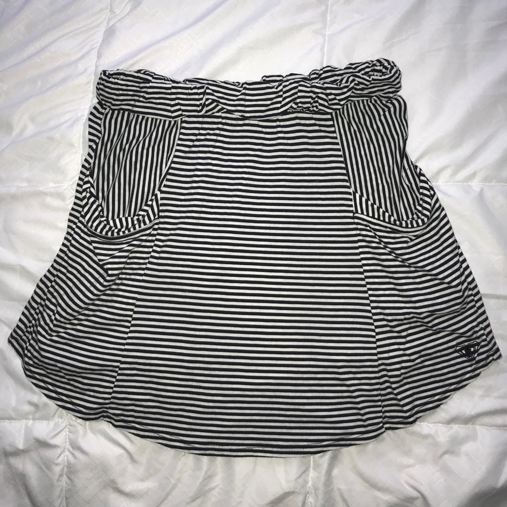 Roxy B&W Stripe Skirt